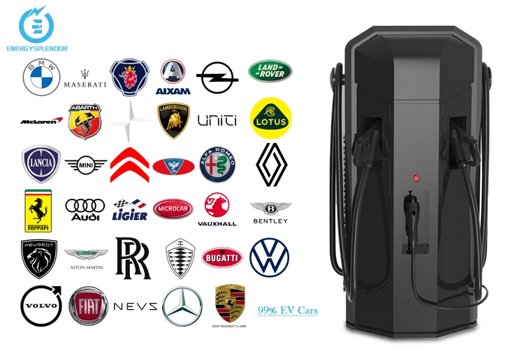 480V electric vehicle charger with high current output.