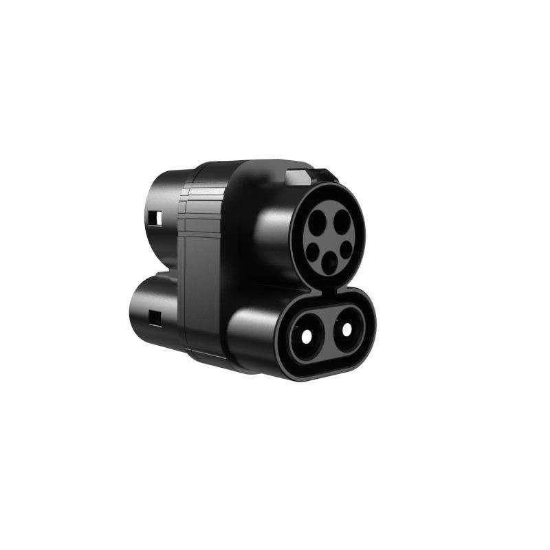 High-quality EV charger adapter for electric vehicle charging station | CCS combo connector, DC fast charger accessory