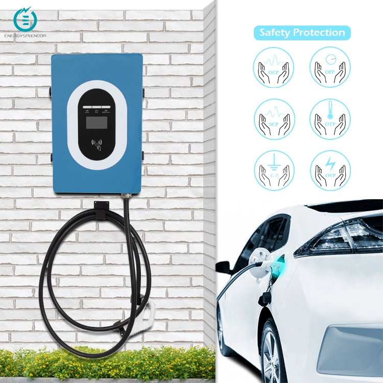 30kW DC charger station for electric vehicles, featuring intelligent control, multiple charging modes, and OCPP communication for networked EV charging management.