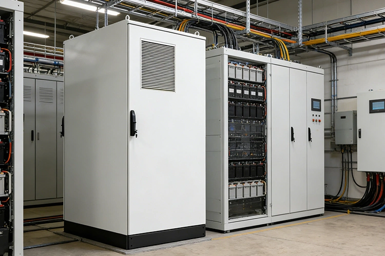 High capacity STS transfer cabinet for battery energy storage system