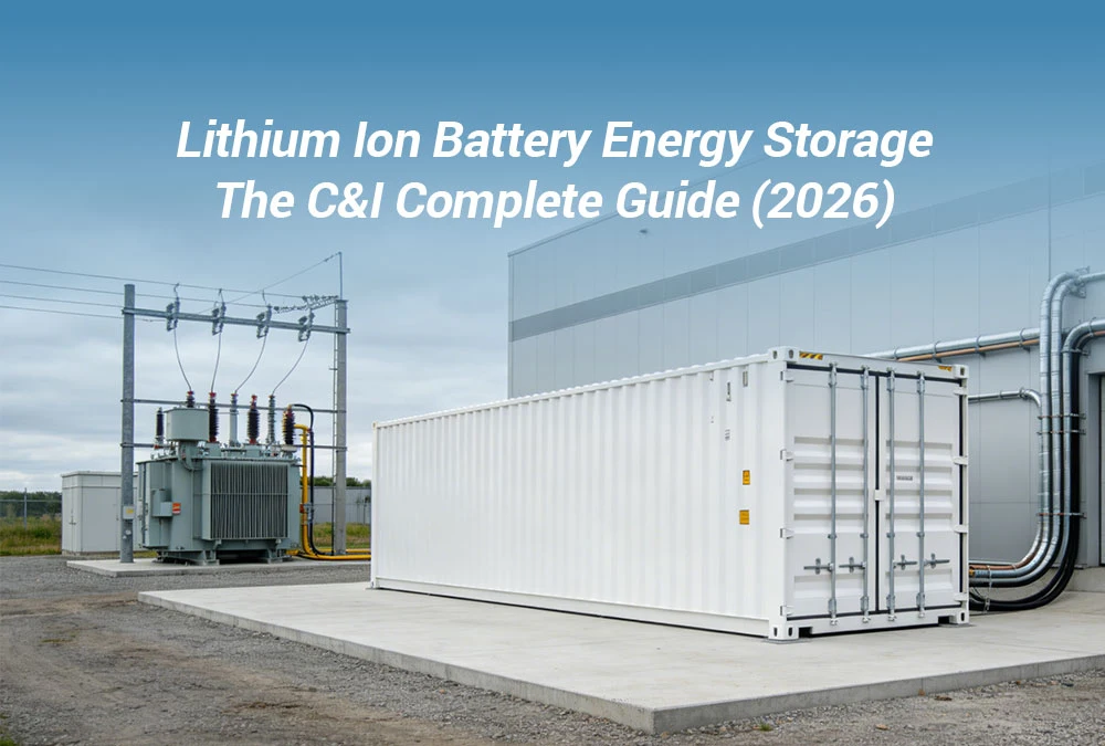 A 1MWh containerized lithium ion battery energy storage system deployed at a manufacturing facility for peak shaving.