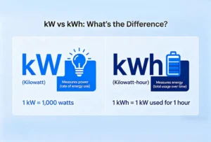 Difference Between kW and kWh Understanding Power vs Energy Explained (2026 Guide)