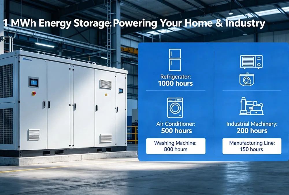 IMWh Energy Storage Powering Your Home & industry