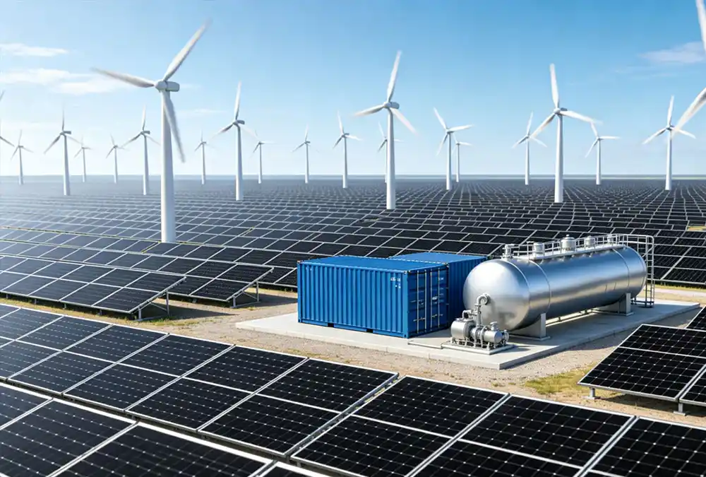 Integration of liquid air energy storage vs lithium ion battery storage in a renewable energy grid.