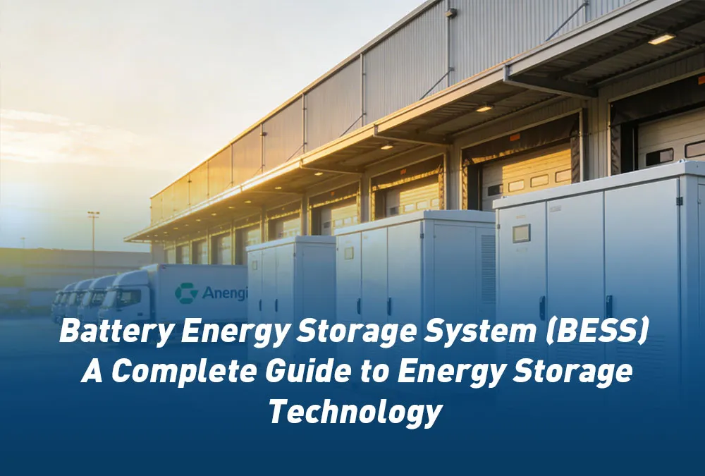 An industrial energy storage system installed at a manufacturing plant for peak shaving and energy cost savings.