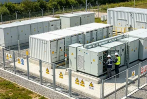 A utility-scale liquid air energy storage (LAES) project for long duration energy storage and grid stability.