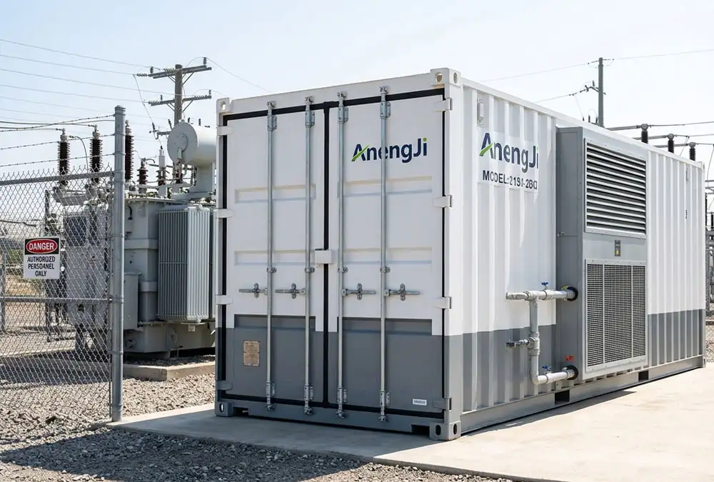 Turnkey solar solutions featuring heavy-duty industrial liquid-cooled battery storage system from an expert solar epc contractor.