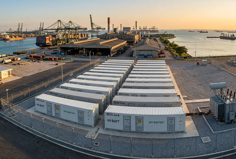 High-voltage utility-scale BESS configuration demonstrating balanced large scale battery storage cost components for heavy industrial microgrids.