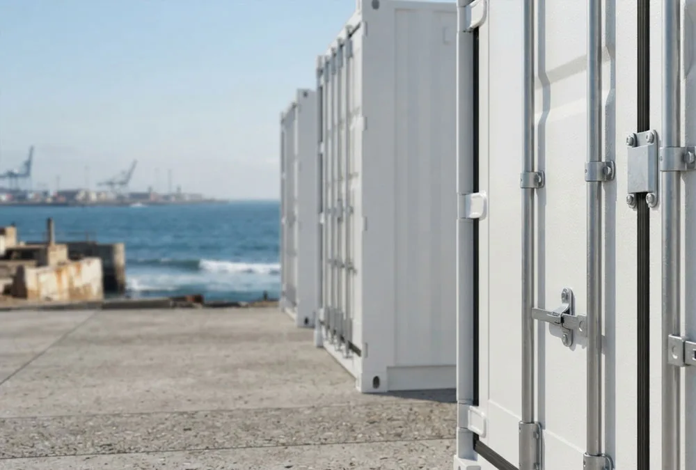 Heavy-duty outdoor containerized battery energy storage system operating in a harsh coastal environment from a reliable supplier